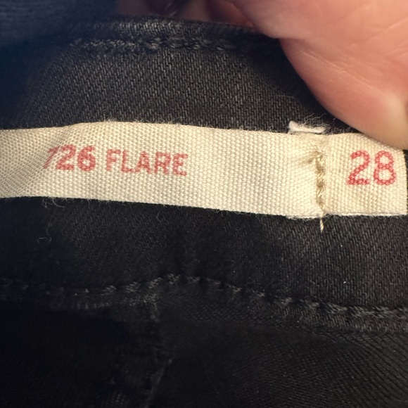 Levi's Black Flare Jeans - Picture 10 of 10